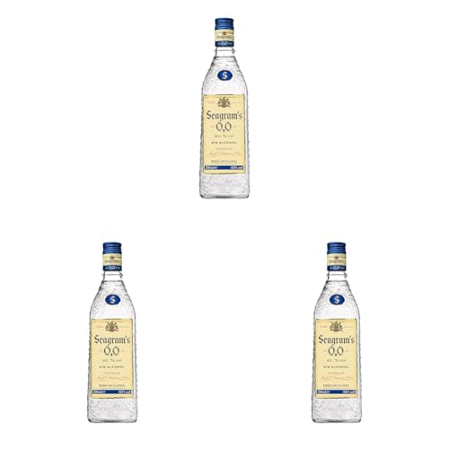 Seagram's 0.0% Bebida Sin Alcohol, 700 ml (Paquete de 3)