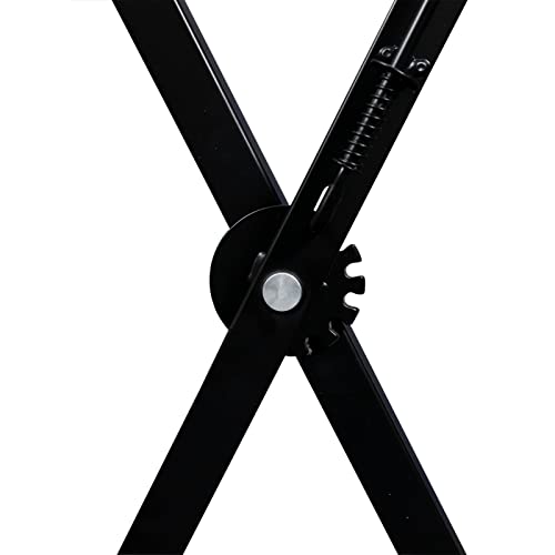 Image of The ONE Single-X Keyboard Stand, Pre-Assembled X-Style Keyboard Stand with Locking Straps & Quick Release Mechanism, Adjustable Piano Stand