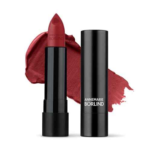 ANNEMARIE BÖRLIND LIPPEN EFFECTIVE NATURAL BEAUTY Lipstick Burgundy (4,2g) - Intensive Farben & Glanz mit Pflegender Wirkung, Hyaluron Spendet Feuchtigkeit & Glättet