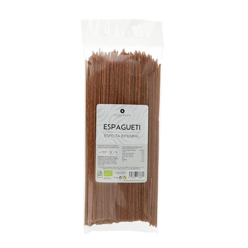 PLANETA HUERTO | Espagueti de Espelta Integral ECO 500g – Pasta Ecológica, Rica en Fibra y Proteínas