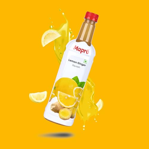 Image of Mapro Lemon Ginger Squash, 750ml (Pack of 2)