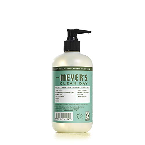 Image of Mrs. Meyer's Clean Day 14104 Basil Scent Liquid Hand Soap, 12.5 oz. - Quantity 6