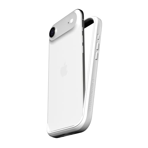 RhinoShield Phone Case Compatible with iPhone Air | Mod NX - Modular Protective Bumper Case Without Backplate Slim Design Shockproof with Military Grade Drop Protection - White