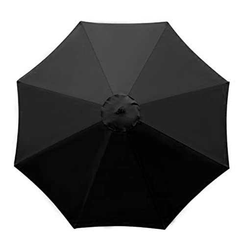 SAHLA 10 ft Patio Umbrella Replacement Canopy Large 8 Ribs Umbrella Cover Canopy Outdoor Table Market Umbrella Top Replacement for Yard Garden Beach Pool Deck (Canopy Only)