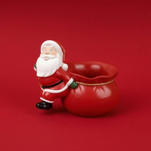 Figurine Père Noël boîte à bonbons compacte contre le désordre de table - 5