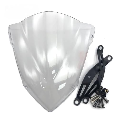 Pare-brise moto déflecteur de vent avant noir pour Yamaha MT03 et MT25 2020-2024
