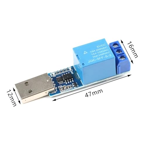 Relé USB de 1 canal LCUS-1 para solucionar cortes y controlar corriente por software 2