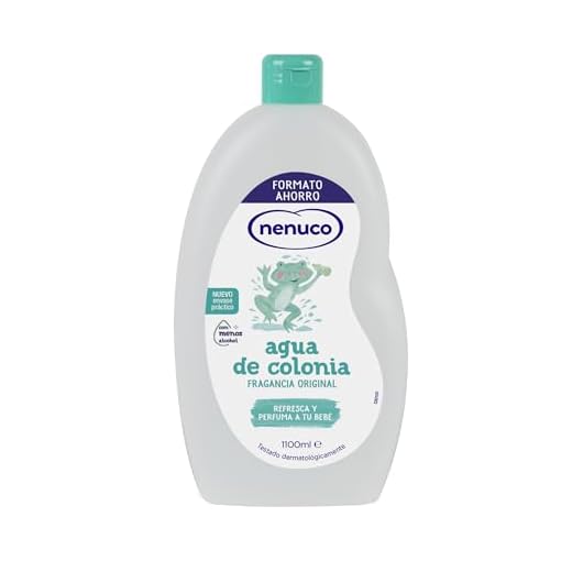 Nenuco Agua de Colonia, Fragancia Original, con Menos Alcohol, Formato Ahorro 1100 ml