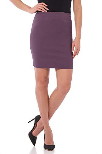 Image of Rekucci Women's Ease Into Comfort Above The Knee Stretch Pencil Skirt