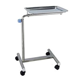 Yqyc Laborwagen, höhenverstellbar für Labor, 45x35 cm