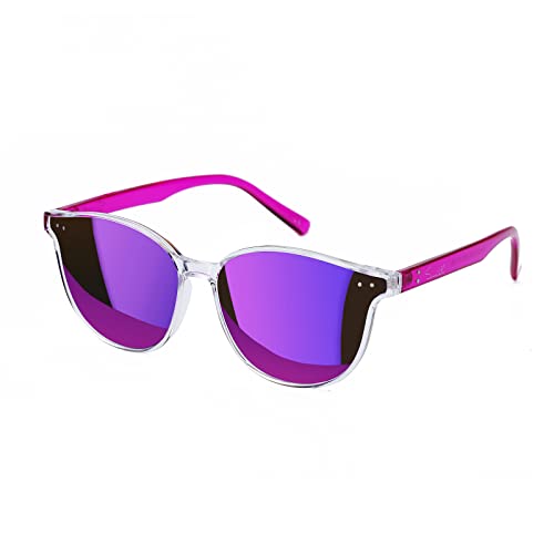 Lunettes de soleil œil de chat verres brillants d'exception Sumato design violet