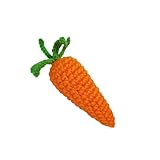 Cat Toy, Catnip Toy, Carrot Cat Toy, Crocheted, Interactive Toys for Cats, Cat Kicker Toy, Handmade Cat Toy, 7