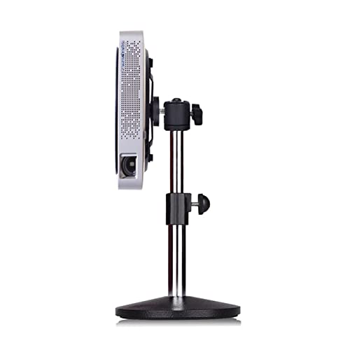 Soporte de suelo para proyector y mesa con altura ajustable de aluminio para miniproyector