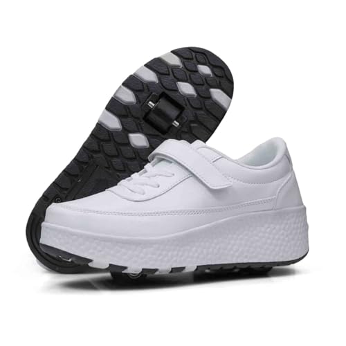 Kids Roller Skate Shoes with 2 Wheels, Sneakers for Boys Girls Birthday Thanksgiving Christmas Day