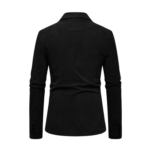 Corduroy Blazer Jacket Men Thick Two Button Suit Jacket Business Casual Sports Coats for Men Regular Fit Outerwear2
