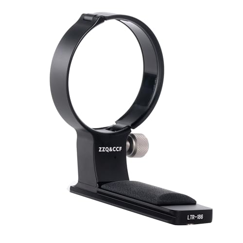 Collar para lente ZZQ&CCF para Nikon Z 180-600 mm f/5.6-6.3 VR, pie de reemplazo con mango antideslizante de silicona, conector QD y tipo Arca miniatura 1