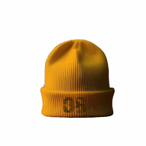 Bonnet à revers 88 Number Beanie Gold idéal pour le skate et le style urbain