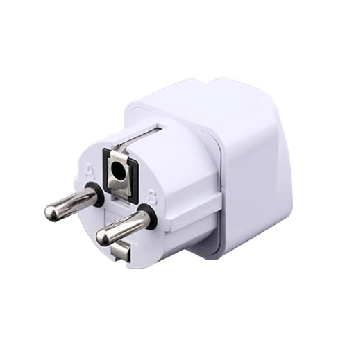 Jembe - Universal UK US to EU Plug AC Power Outlet Charger Adapter Converter European Standard Plug Travel Plug (1)