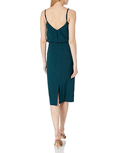 Image of Dress The Population Women's Alondra Blouson Tank Pencil Skirt Midi Dress