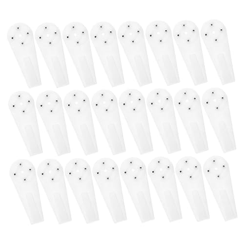 Image of DOITOOL 100pcs Invisible Picture Hanger Non-Trace Wall Hooks for Concrete Stucco Easy Installation Picture Hanging for Frames Artwork and More