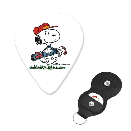 ギターピック 6枚セット スヌーピー guitar pick ギターぴっく フィンガーピック 指サムピックセット プレクトラム エレキギターピック き練習用 携帯便利 ティアドロップ型 フィンガー保護 耐久性 初心者 音楽愛好家