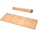 Nisorpa Natural Bamboo Mat Large Bamboo Floor Mats for Home Anti Slip Kitchen Floor Rug Eco-Friendly Bamboo Bath Rug Rolling Matting Carpet 28x79inch for Bathroom Bedroom Living Room Area Rugs