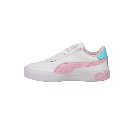 PUMA Kids Girls Cali Spring Sketchbook Perforated Lace Up Sneakers Shoes Casual - White3