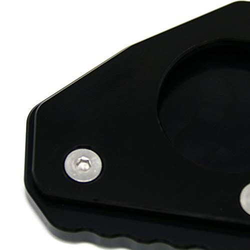 Yorten Placa de suporte lateral para suporte de apoio para motocicleta Adicionar estabilidade para s