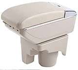 Artikelbreite: 15 cm YYYSHOPP Universal Auto Armlehne Für VW Golf 6 Golf 5 Mk6 Mk5 Jetta 5 Armlehne Box USB C Style Grau Autozubehör (Color : A Style Gray)