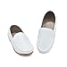 Imagen de Yeeteepot Mocasines de PU Cuero para Niños Blanco 33 EU = 34 CN