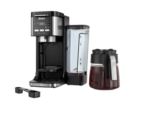 Image of Ninja DualBrew XL Hot & Iced Coffee Maker, 14-Cup Carafe, Grounds, 3 Brew Styles, Thermal Flavor Extraction, Model CFP105CO