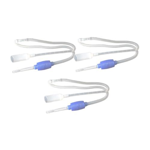 BCOATH 3pcs Fish Tank Water Changer Aquarium Gravel Vacuum Cleaner Pump Easy Install Use Daily Maintenance Tool
