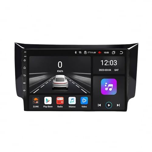 Radio coche 2 DIN para Nissan Sentra 2012-2017 con pantalla Incell táctil de 64G