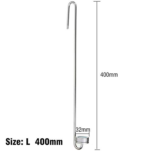 genenric 25/30/35/40 cm Pequeño tamaño Grande Acuario Ultra-Delgado Acero Inoxidable Difusor de CO2 Reguladores  # 2