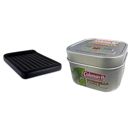 Intex Dura-Beam Air Mattress & Citronella Candle Bundle
