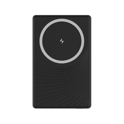 Image of Toreto Magsafe Wireless 10000Mah Fast Charging USB Type-C Input Power Bank, 20W Output for iPhone 12 & Above, Android & Other Qi Enabled Devices + Magnetic Ring (eon Ultra, Black)