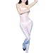 White Color QueensHot Sexy Erotic Silky Shiny Lingerie Babydoll Teddy Tube Body Catsuit Stocking Tigh-High