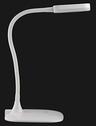 Trango 7491-016 LED Schreibtischlampe in Weiß *LOPY* inkl. 1x 6 Watt LED Modul 3000K warmweiß & 3 Stufen Touch dimmbar… – Bild 6