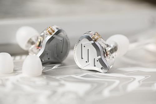 LINSOUL KZ ZSN PRO 2 Moniteur intra-auriculaire, pilote hybride 1BA+1DD, casque HiFi IEM, écouteurs filaires, câble amovible plaqué argent de 0,75 mm 2 broches pour audiophiles (argent, avec - Les Beatles, Paul McCartney, John Lennon, RIngo Starr, George Harrison LINSOUL KZ ZSN PRO 2 Moniteur intra-auriculaire, pilote hybride 1BA+1DD, casque HiFi IEM, écouteurs filaires, câble amovible plaqué argent de 0,75 mm 2 broches pour audiophiles (argent, avec – Image 5