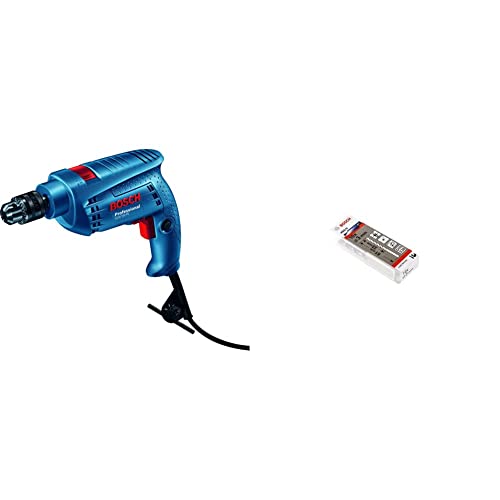 Bosch GSB 501 500-Watt Professional Impact Drill Machine (Blue) with Bosch 2608595055 Bosch Hss G Drill Bit 3 mm Packet of 10 Pieces Bosch GSB 501 500-Watt Professional Impact Drill Machine (Blue) with Bosch 2608595055 Bosch Hss G Drill Bit 3 mm Packet of 10 Pieces