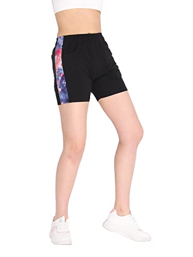 Image of CHKOKKO Women's Regular Cotton Regular Fit Plain Shorts for Women