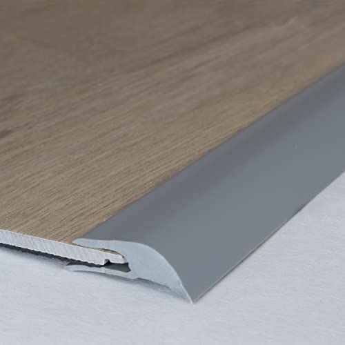 Einfassprofil | PVC | Grau | Breite 32 mm | Höhe 5 mm | Länge 2700 mm | PVC-Einfassleiste | 1 Stück