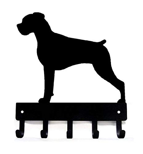 The Metal Peddler Boxer (Natural Ears) Key Holder Hanger -