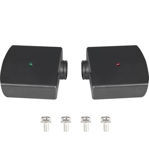 Upgrade Genie Garage Door Safety Sensor Replacement Kit, Garage Door Safety Sensor Compatible with GSTB-R & STB-BL Models 1993+, Sending & Receiving Sensors