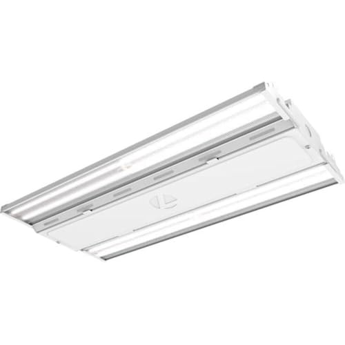 Image of Lithonia Lighting Compact Pro LED High Bay Light, Ceiling Lighting Fixture, Adjustable 12000 /15000 /18000 Lumens, Selectable 4000K /5000K, MVOLT 120-277V (CPHB ALO13 MVOLT SWW9 80CRI DWH)