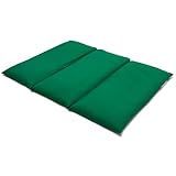 Cojín térmico para la espalda o el vientre 40x30 cm verde (Calor/Frio) - Saco térmico de calor con semillas - Pepitas de uva