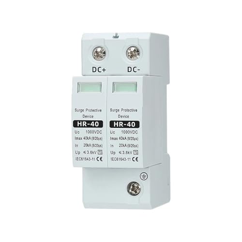 Protector de sobretensiones 2P DC 500V para evitar averías por tormentas solares 5