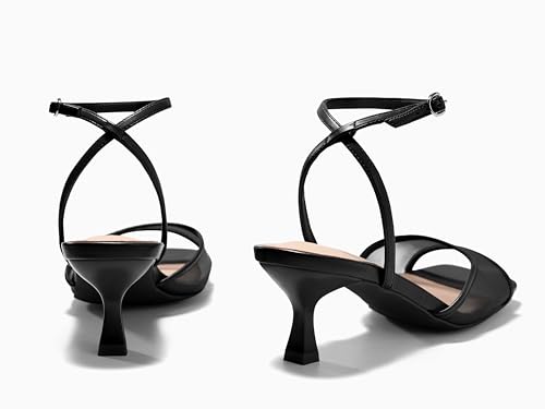 Coutgo Womens Kitten Low Heels Strappy Sandals Review