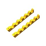 Fixation murale : comprend 2 supports de queue de billard en caoutchouc conçus pour contenir jusqu'à 6 queues lorsqu'elles sont montées verticalement ou 12 queues lorsqu'elles sont installées côte à côte. Design compact permettant d'économiser de l'espace dans les salles de jeux, les maisons ou les clubs de billard tout en gardant les queues organisées et accessibles