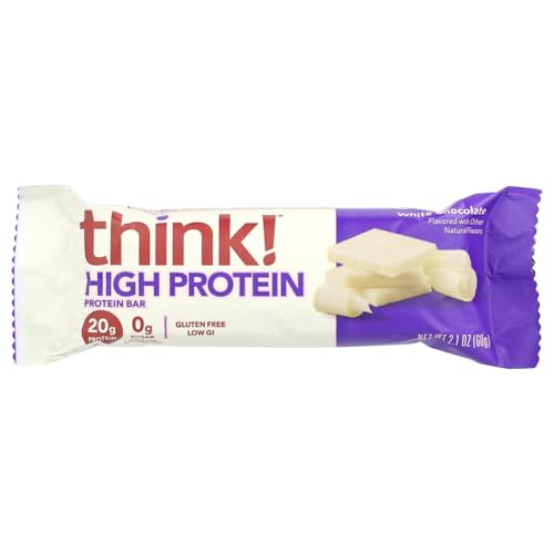 Think ! Barras altas en proteína, Chocolate blanco, 10 barras miniatura 3